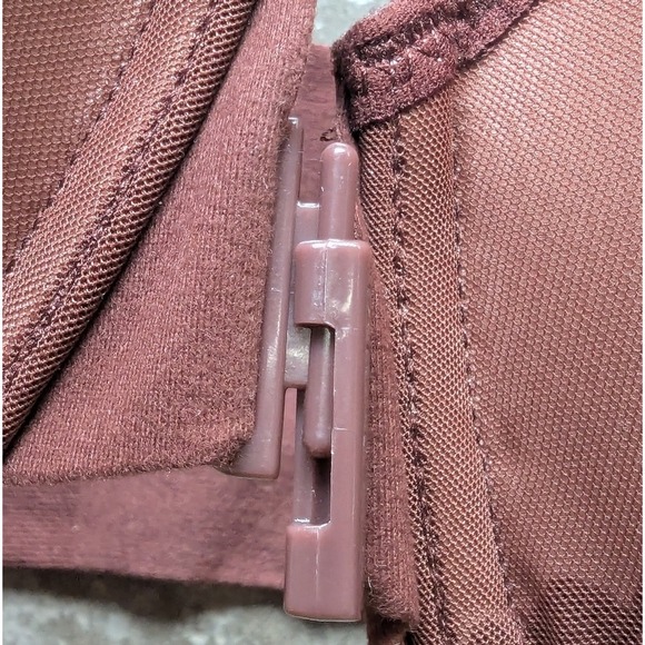 SPANX‎ Bra-llelujah Back Smoothing Front-Close Bra Brown 38D NWT - Picture 6 of 10